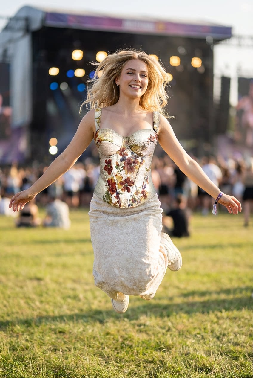 2026 Floral Tapestry Corset Top - Vintage Fishbone Slimming Shapewear